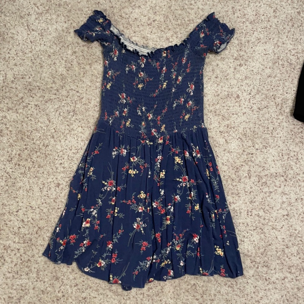 Garage romper with floral design